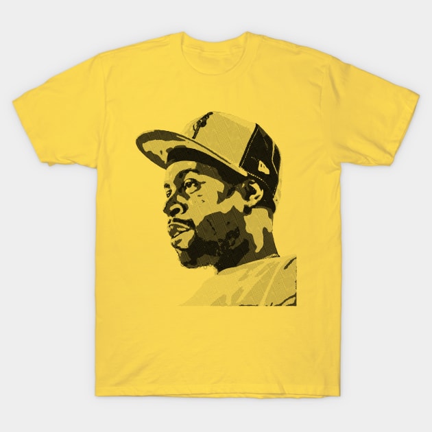 J Dilla - Simple Engraved T-Shirt by Chillashop Artstudio